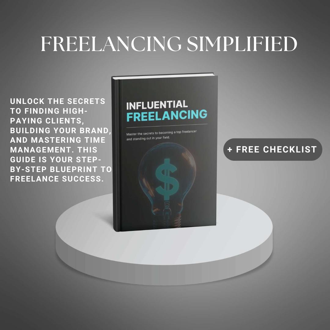 Freelance Success Blueprint | Grow Your Freelance Career, Attract High-Paying Clients, Master Time Management + Free Checklist
