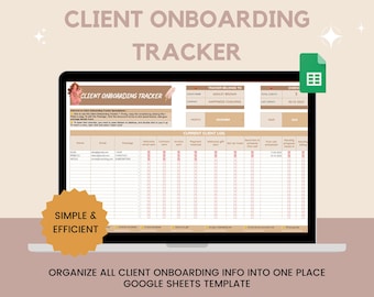 Kunden-Onboarding Tracker, Business Arbeitsablauf in Google Sheets