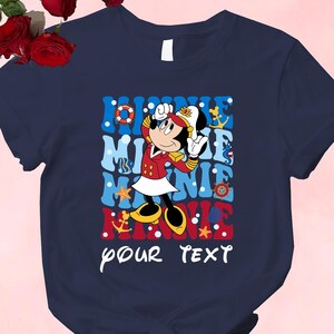 Matching Mickey Minnie Disney Cruise 2025 Shirt, Family Vacation Tee, Cute Group Cruise Trip Shirt, Disney Couple Travel Outfit