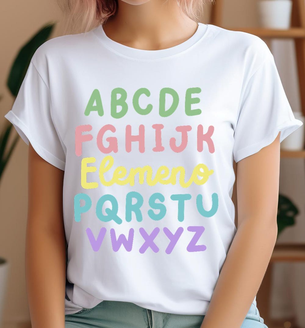 Abc Elemeno Shirt, Teacher Shirt, Kindergarten Teacher Shirt, Elemeno Shirt, Abc Shirt, Preschool Teacher Shirt, Alphabet Shirt, Kids Shirt Anlibuy