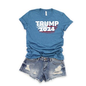 Donald Trump 2024 Shirt, Pro Amerika Shirt, Republikanische Geschenke, Amerikanische Flagge Shirt, Politisches Geschenk, Abstimmung Shirt, Trump Wahl T-Shirt