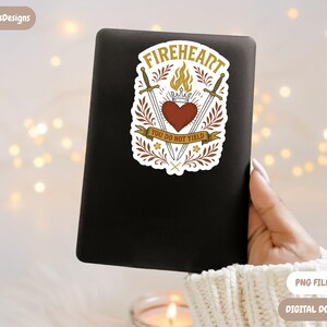 Fireheart - You Do Not Yield PNG | Throne Of Glass Inspired | Bookish Digital Download image 5