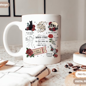 Run Little Mouse PNG | Dark Romance PNG | Bookish Shirt Design image 6