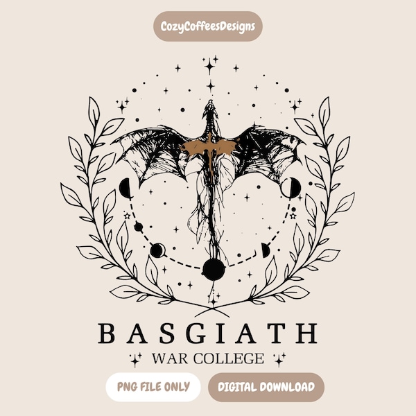 Basgiath War Collage PNG | Fourth Wing Inspired | Bookish Digital Download