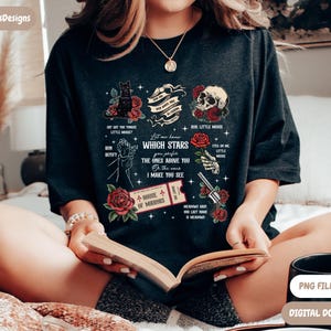 Run Little Mouse PNG | Dark Romance PNG | Bookish Shirt Design image 4