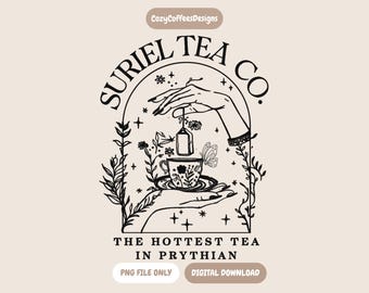 Suriel Tea Co PNG | Inspirado em Acotar | Download Digital Literário