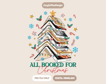 Fourth Wing All Booked For Christmas PNG | Bookish Digital Download