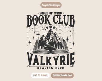 House Of Wind Book Club PNG | Acotar Inspired | Bookish Digital Download