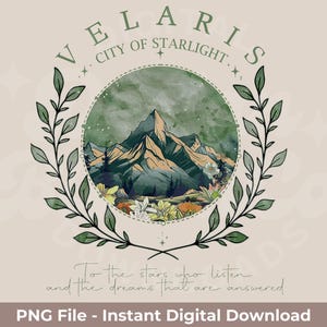 Velaris City of Starlight PNG - ACOTAR Series (Digital Download)