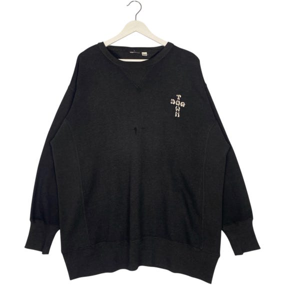 Vintage Dog Town Sweatshirt Crewneck Black Pullover Jumper Size XL