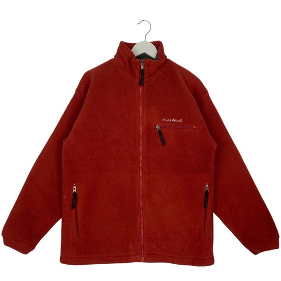 Vintage Montbell Fleece Sweater Full Zip Red Size S - Etsy Israel