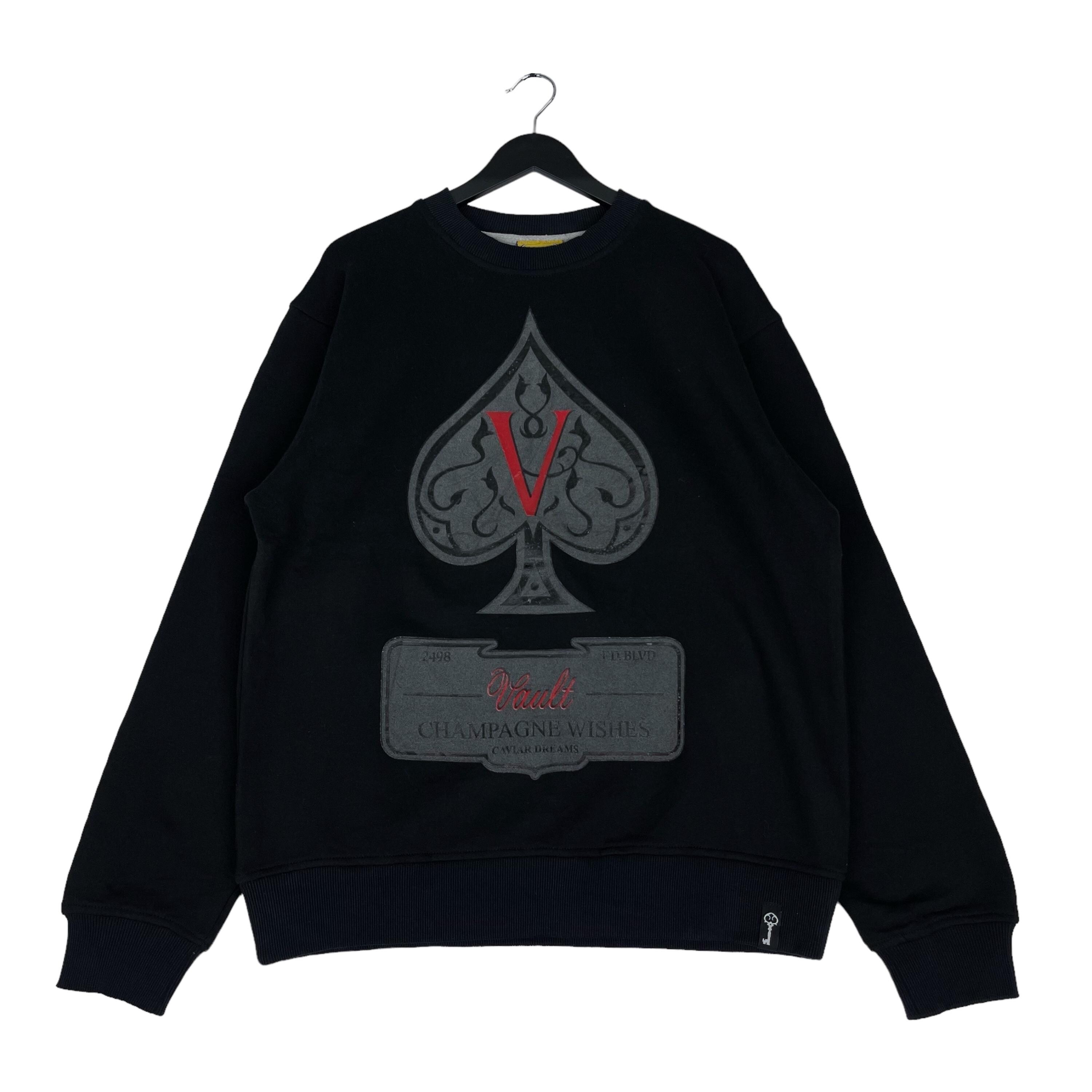 Vintage Vault Full Print Crewneck Sweatshirt Pullover Jumper