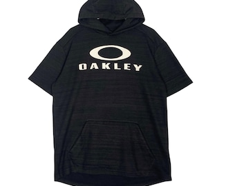 Vintage Oakley Sweatshirt Rund hals Svart Pullover Tröja Storlek XL