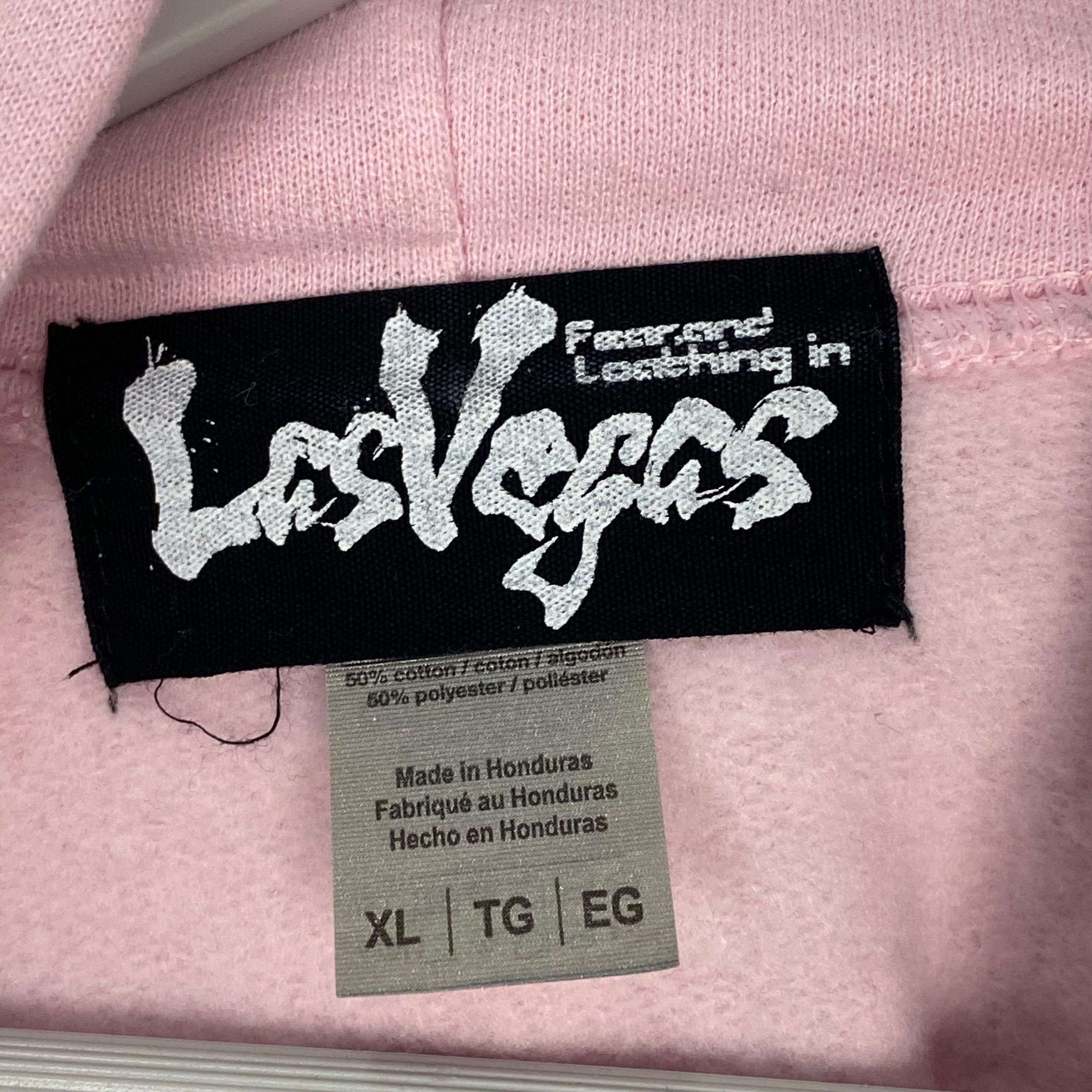 Vintage Fear and Loathing in Las Vegas Hoodie - Pink Big Logo
