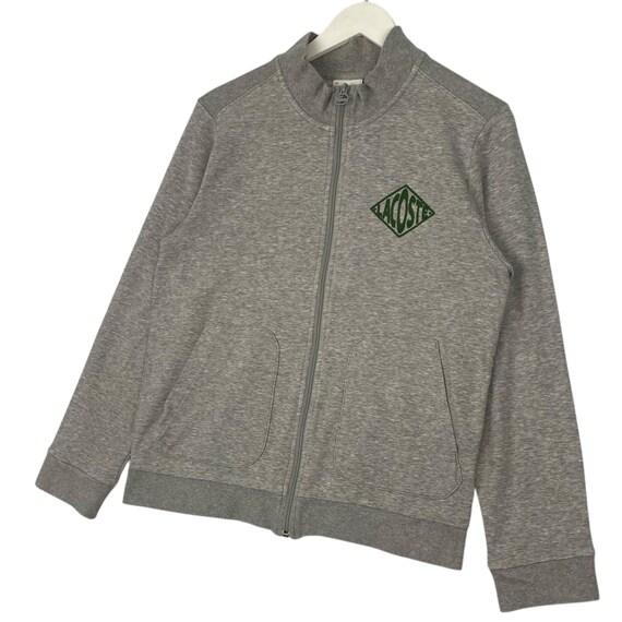 Hoodie Grauer Lacoste Pulli Lacoste Classic Fit Pullover Zip Grau