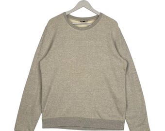 Rare A.P.C Heathered Grey Long Sleeve T Shirt Size 1 / Medium