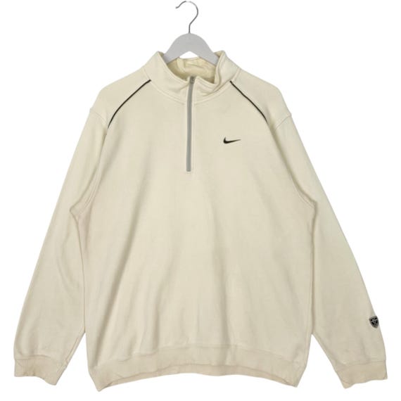 vintage nike jumper beige