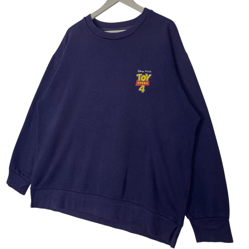 Vintage Toy Story 4 Tröja Rundringad Marinblå Pullover Tröja Storlek XL bild 7