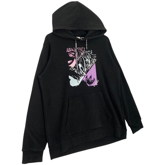 Vintage Japanese Anime My Hero Academia Hoodie Sweater Black
