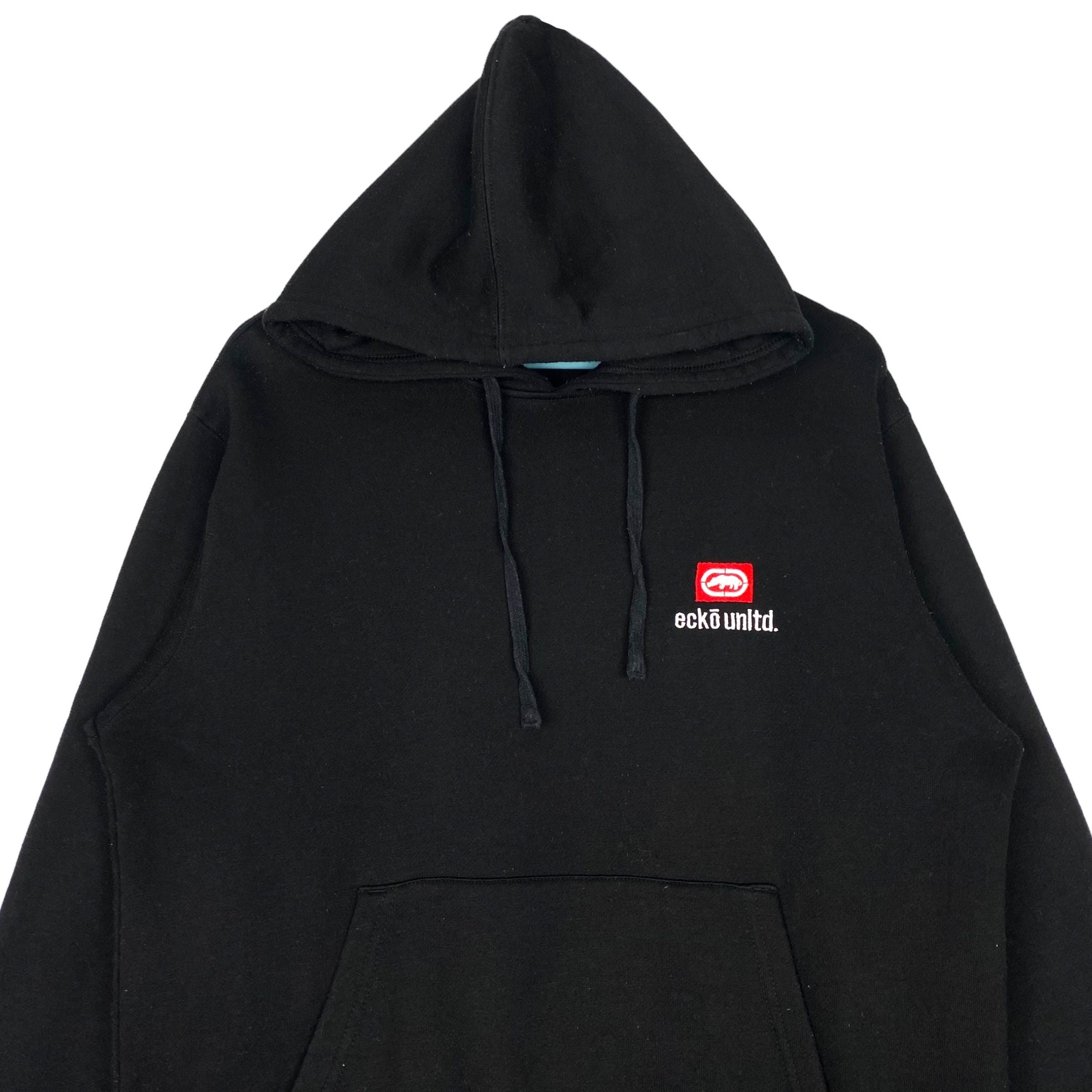 Vintage Ecko Unltd Center Hoodie Sweatshirt Pullover Jumper Size L 