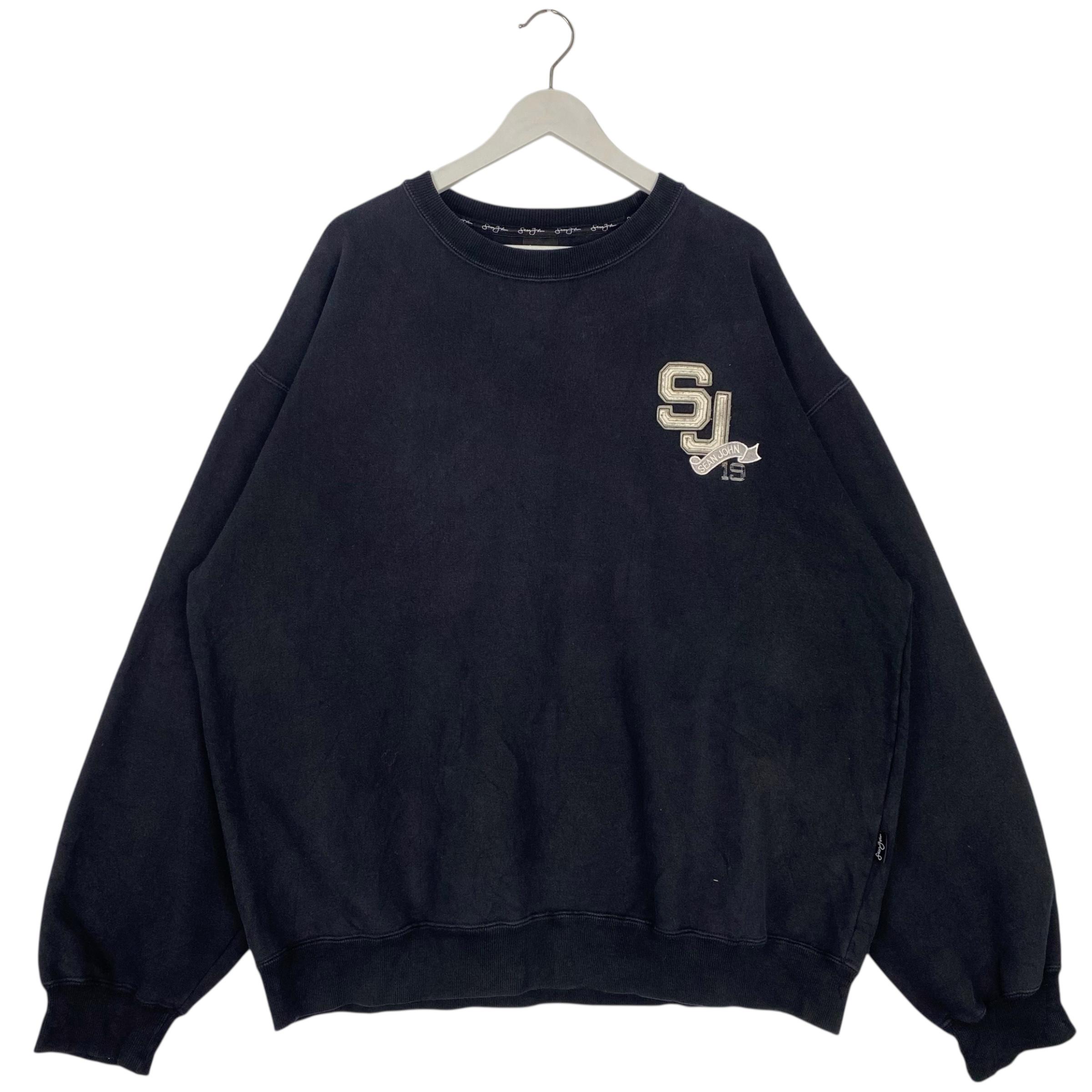 Vintage Sean John Sweatshirt Crewneck Black Oversize Hip Hop Gear 