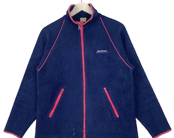 Veste Polaire Helly Hansen Vintage Année 2000, Violette, Femme Taille L - Parfaite Pour Un Look Rétro Et Confortable