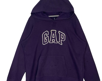 Vintage Gap Half Zip Purple Hoodie Medium Size - Etsy