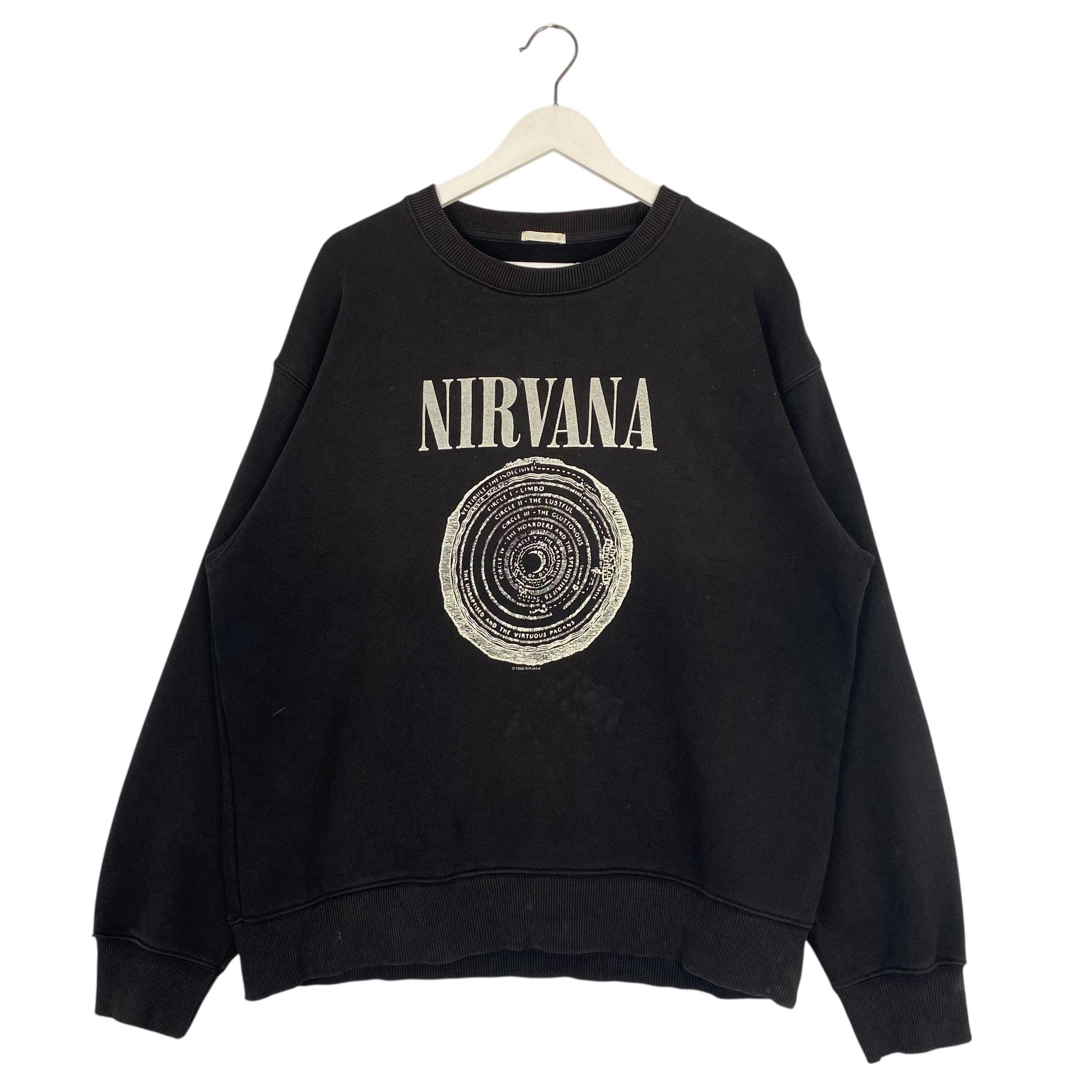 Nirvana black hoodie - Etsy 日本