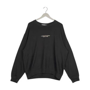 Vintage Disney Embroidered Crewneck Sweatshirt Black Pullover Jumper Size L