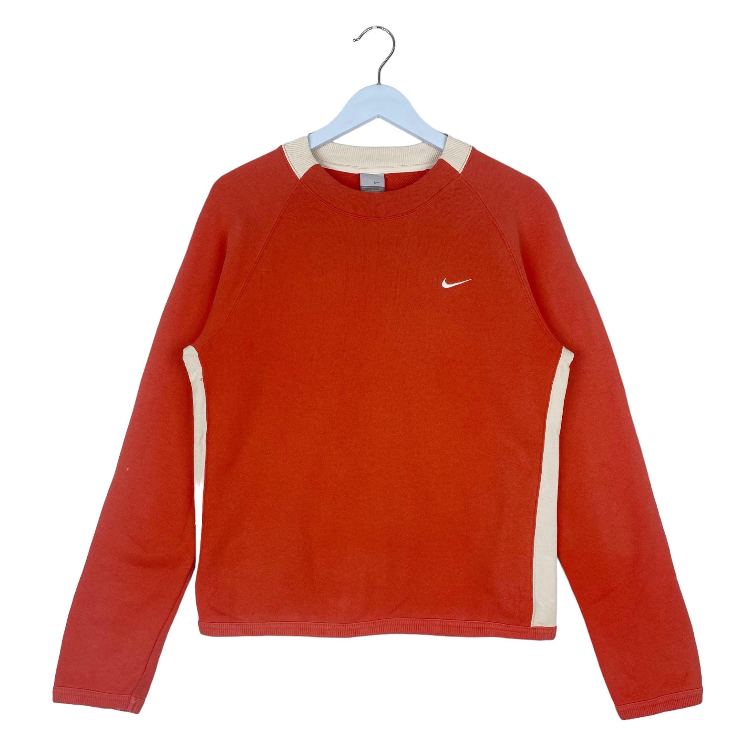 Nike vintage red sweatshirt sale