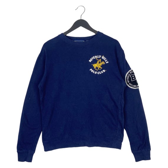 Vintage Beverly Hills Polo Club Sweatshirt Crewneck Pullover Jumper Size M Etsy UK