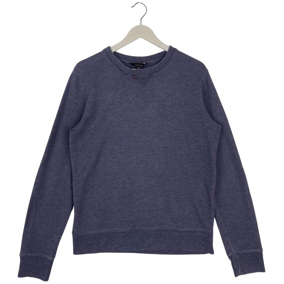 ヴィンテージ A.P.C 刺繍入りクルーネック スウェットシャツ グレー