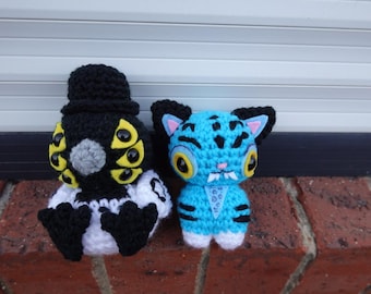 KDH - Derpy Tiger, Sussy Bird - Kpop Demon Hunter inspired plush toys