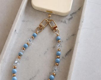 Phone lanyard | phone wristlet | phone charm | phone bracelet | phone accessory | beaded phone accessory