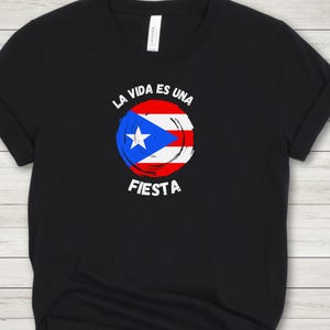 Puerto Rican T-Shirt, Boricua Tee, Hispanic Pride Shirt, Cultural Graphic Tee