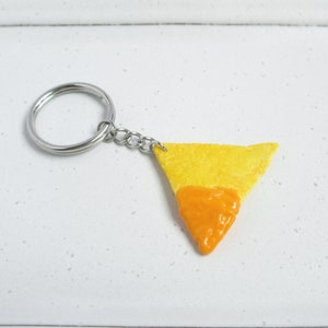 Cheese Dip Nachos Chip Charm, Miniature Food Accessories