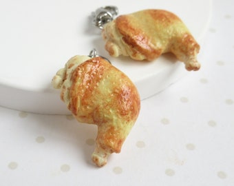 Chicken Leg Quarter Charm, Fake Food Accessories, Quirky Gift For Friends