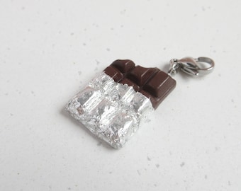 Miniature Chocolate Bar Charm, Sweet Lover Gifts