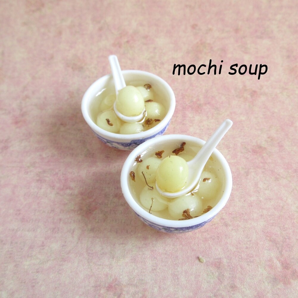 Noodle Bowl Keychain Ramen Noodle Chicken Leg Fried Egg Etsy