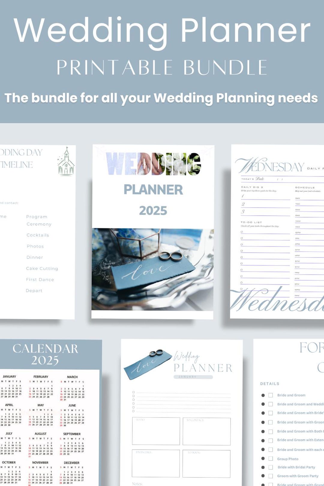 A5 Wedding Planner Printable Printable Wedding Guide Pages Wedding Plan Bundle Wedding Planning ...