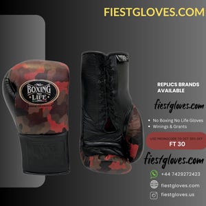 Personalized gift of No Boxing No Life glove, Christmas gifts of Friends, gifts for him, Thanksgiving gift for men, Boxing Gloves gift