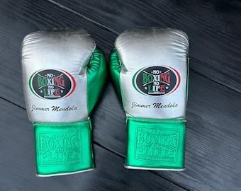 Custom Leather Boxing Gloves: Professional Fight & Training, Personalized Gift