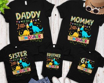 Matching Family Dinosaur Birthday Shirts: Custom 3rd Birthday