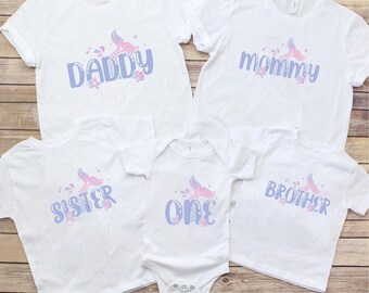 Mermaid Birthday Shirt: Matching Family Under The Sea Party