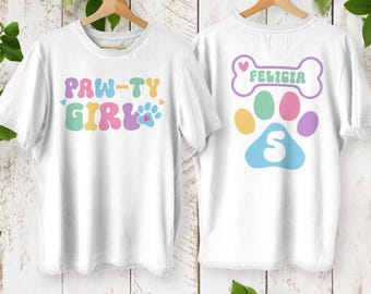 Pawty Girl Birthday Shirt: Puppy Party Tee