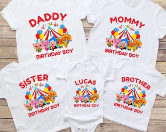 Plim Plim Family Birthday Shirts: Custom Carnival Matching T-Shirts