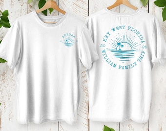 Personalized Family Beach Vacation Shirt, Family Name, Family Beach Trip, Family Matching Shirts, Customized Family Trip T Shirt