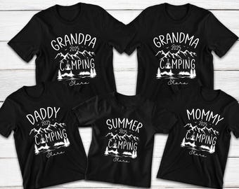 Grandparents Camp Shirt: Matching Family Camping Tees