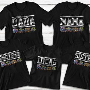 Monster Truck Mama Mini Shirt: Birthday Party Pit Crew Tee