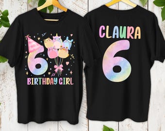 Custom Squishmallow Birthday Girl Shirt: Personalized Family Tee